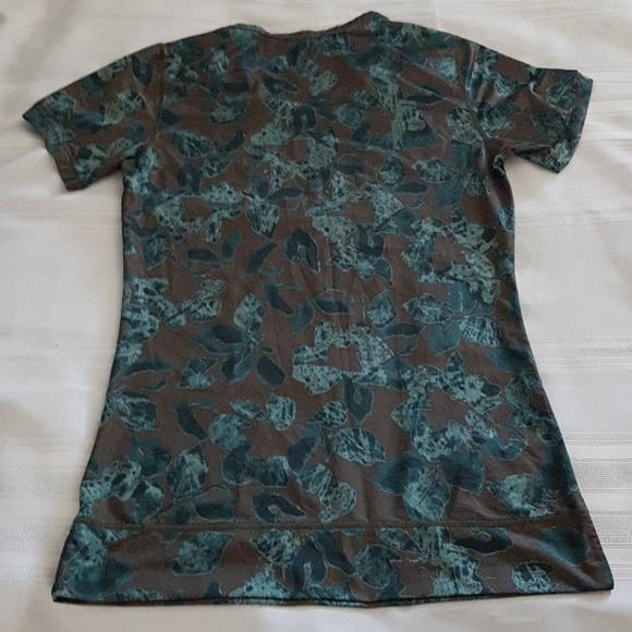 Burton women's size Small DryRide shirt, dark teal & olive, EUC - Picture 3 of 3
